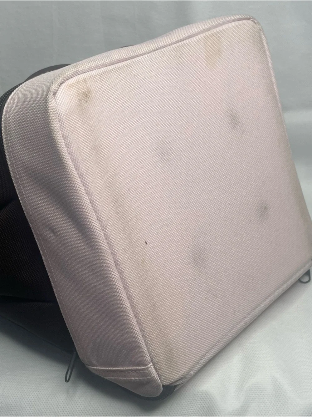 Original Tote-Ally Cool On The Go Craft Tote Tray Multi-Pockets Clip Pink/Brown